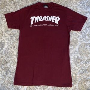 Thrasher Magazine Maroon T shirt Size S